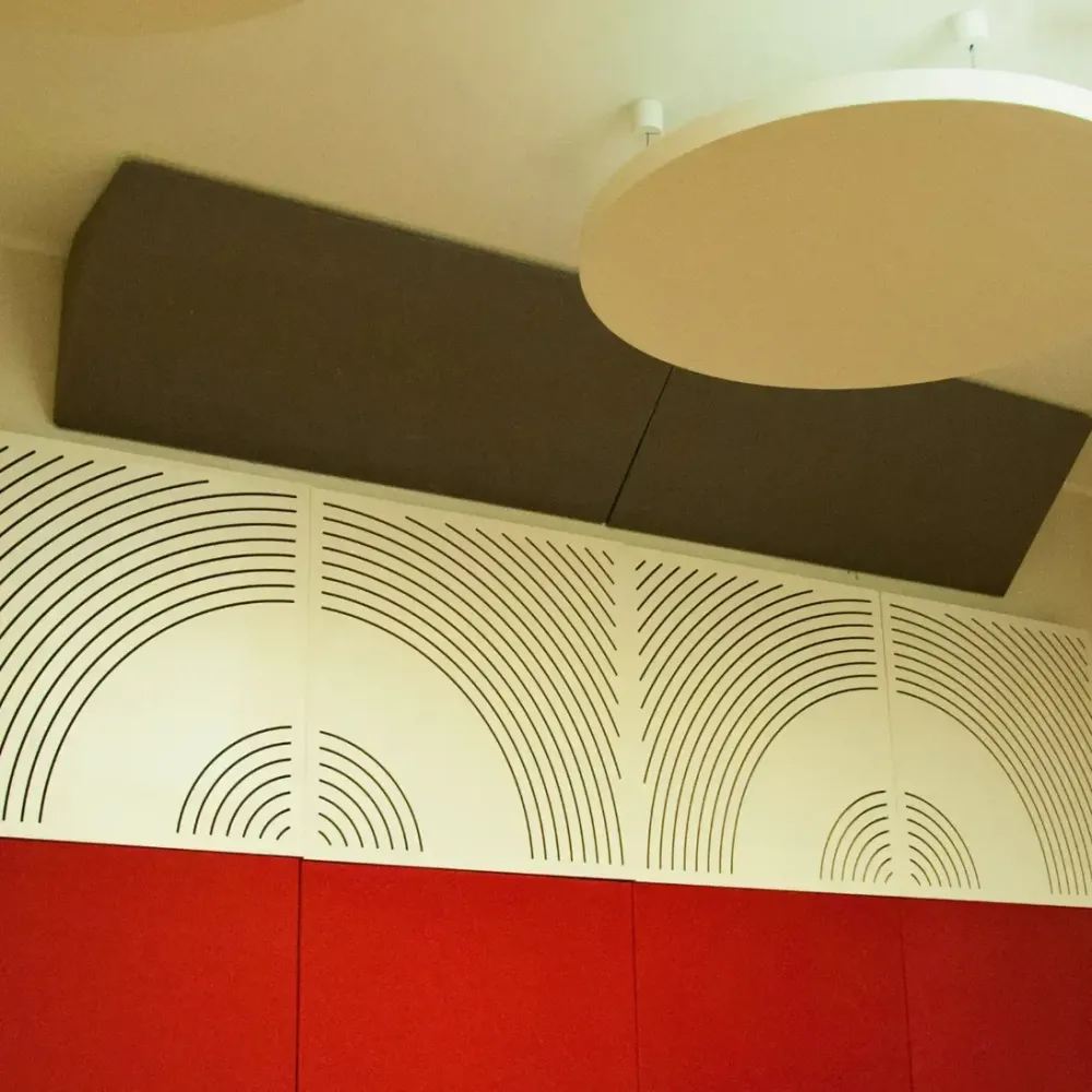 Acoustic materials in Saint Louis College of Music, Rome, Italy