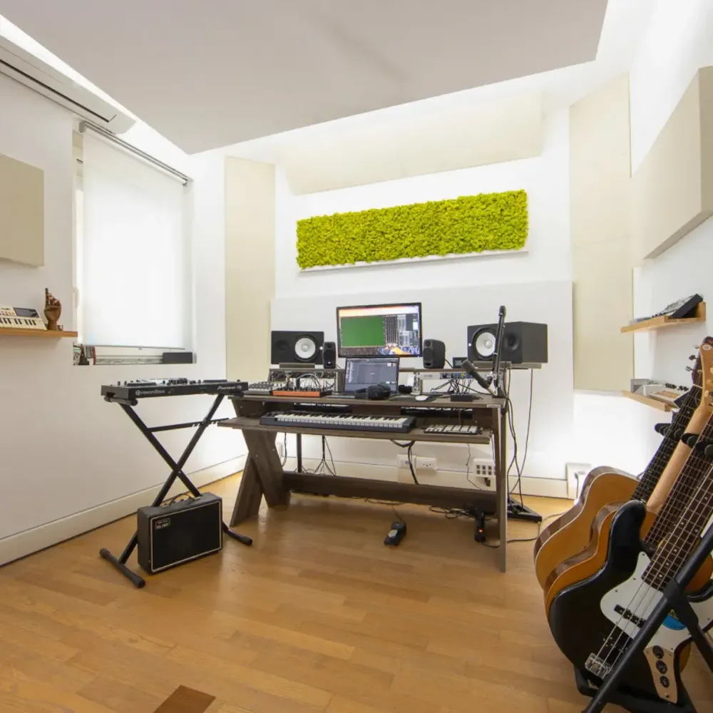 Modern Music Production Studio in Rome