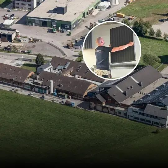 Decibel-Soundproofing in a production plant, Salzburg