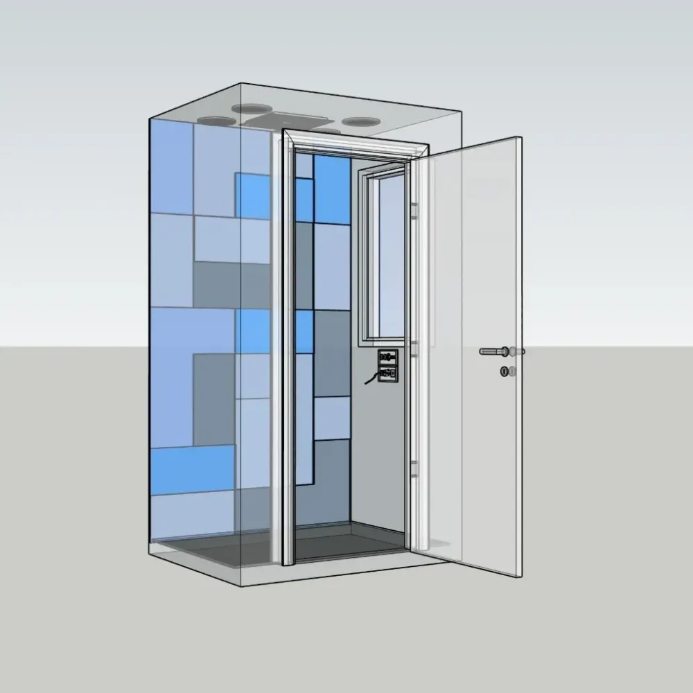 Single wall Audiology Booth - S series