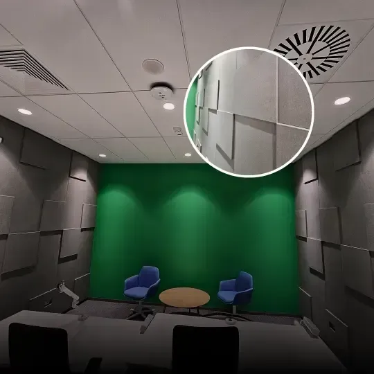 Decibel-Acoustic Treatment for Podcast and Audio Recording Studio