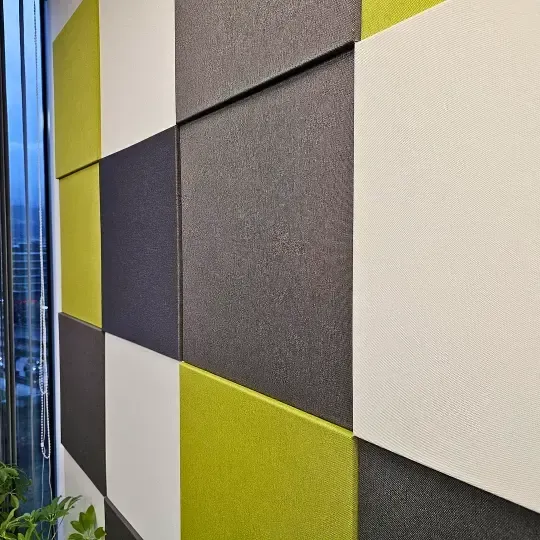 Office Transformation with Colourful Acoustic Panels