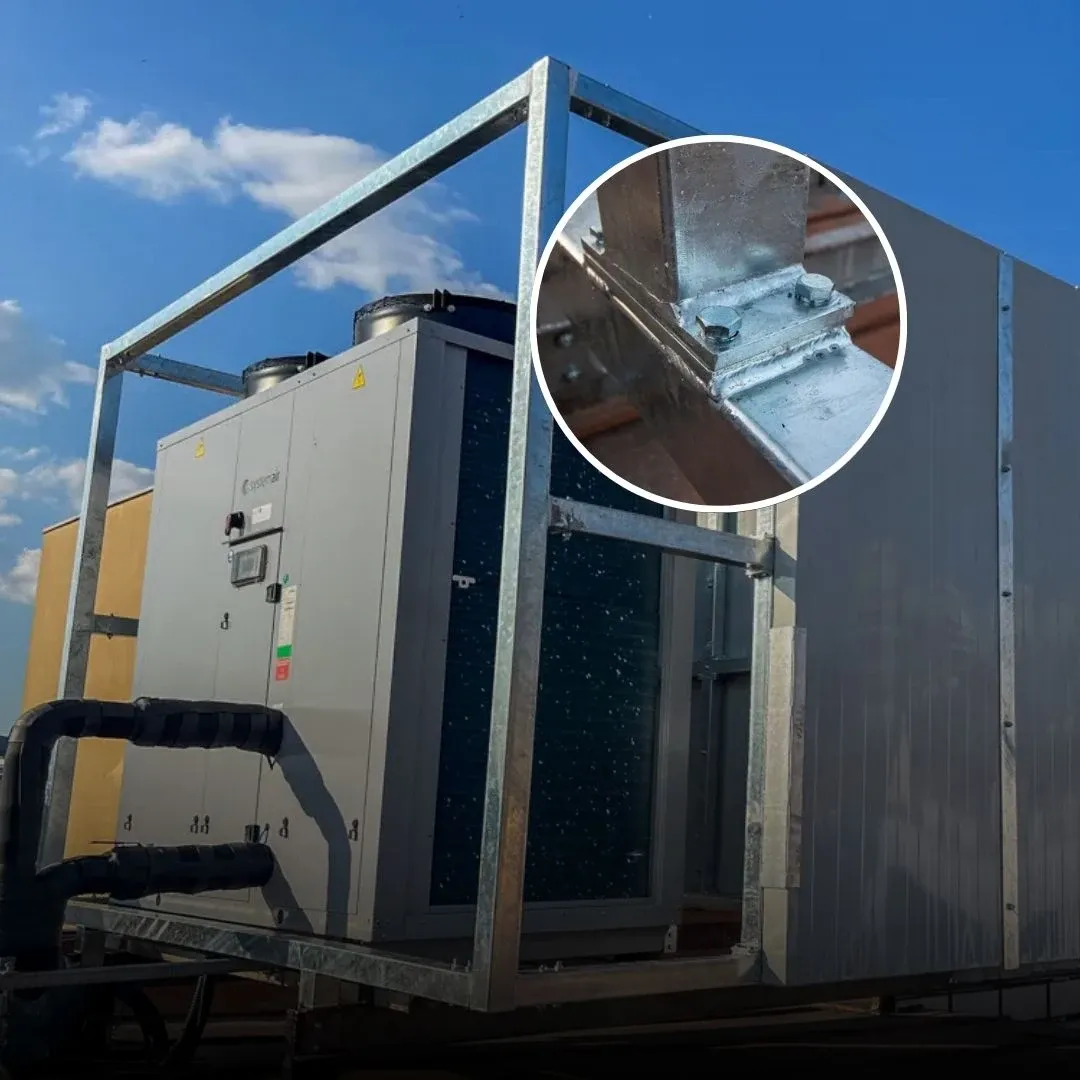 Decibel-Soundproofing of Rooftop AC Unit with PZP Panels