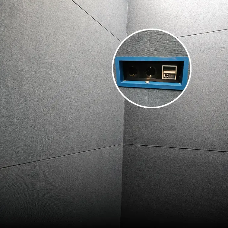 Decibel-Acoustic Treatment for Office Phone Booths